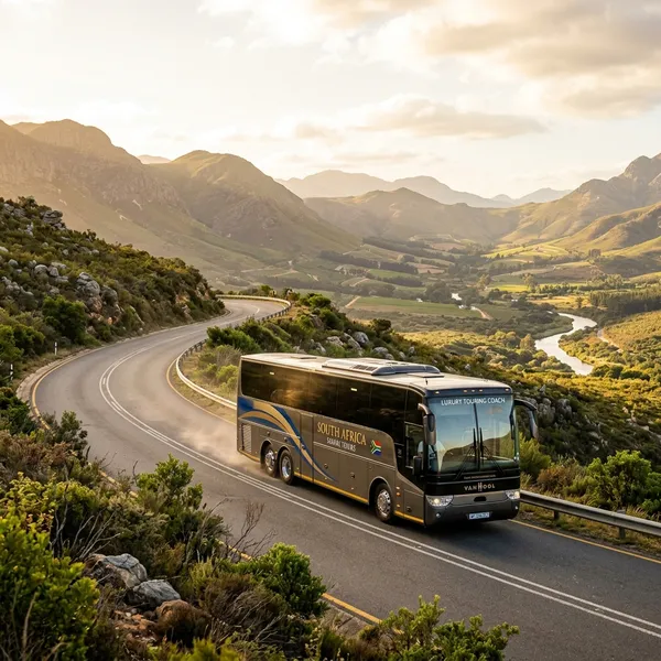 Luxury Coach Touring Bus in South Africa
